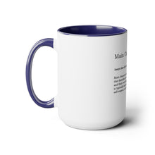 Load image into Gallery viewer, Main Character Energy Two-Tone Coffee Mugs, 15oz