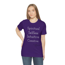 Load image into Gallery viewer, Unisex Jersey Short Sleeve Tee " Purple"