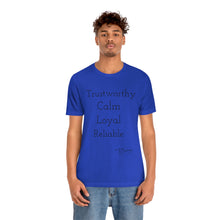 Load image into Gallery viewer, Unisex Jersey Short Sleeve Tee : Blue"