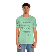 Load image into Gallery viewer, Unisex Jersey Short Sleeve Tee " Green:
