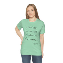 Load image into Gallery viewer, Unisex Jersey Short Sleeve Tee " Green: