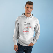 Load image into Gallery viewer, Unisex Supply Hood "I will always bite off more than I can chew "