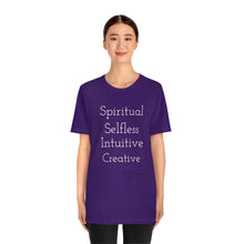 Load image into Gallery viewer, Unisex Jersey Short Sleeve Tee " Purple"