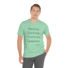 Load image into Gallery viewer, Unisex Jersey Short Sleeve Tee " Green: