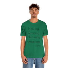 Load image into Gallery viewer, Unisex Jersey Short Sleeve Tee " Green: