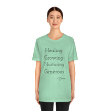 Load image into Gallery viewer, Unisex Jersey Short Sleeve Tee " Green: