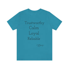 Load image into Gallery viewer, Unisex Jersey Short Sleeve Tee : Blue"