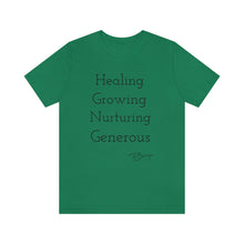 Load image into Gallery viewer, Unisex Jersey Short Sleeve Tee " Green: