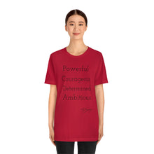 Load image into Gallery viewer, Unisex Jersey Short Sleeve Tee "Red"