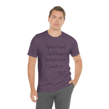 Load image into Gallery viewer, Unisex Jersey Short Sleeve Tee " Purple"
