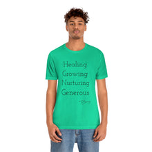 Load image into Gallery viewer, Unisex Jersey Short Sleeve Tee " Green: