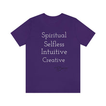 Load image into Gallery viewer, Unisex Jersey Short Sleeve Tee " Purple"
