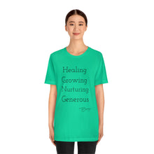 Load image into Gallery viewer, Unisex Jersey Short Sleeve Tee " Green:
