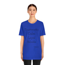 Load image into Gallery viewer, Unisex Jersey Short Sleeve Tee : Blue"