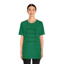 Load image into Gallery viewer, Unisex Jersey Short Sleeve Tee " Green:
