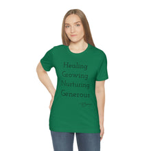 Load image into Gallery viewer, Unisex Jersey Short Sleeve Tee " Green: