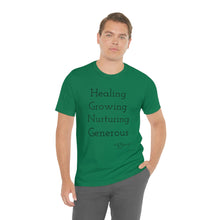 Load image into Gallery viewer, Unisex Jersey Short Sleeve Tee " Green: